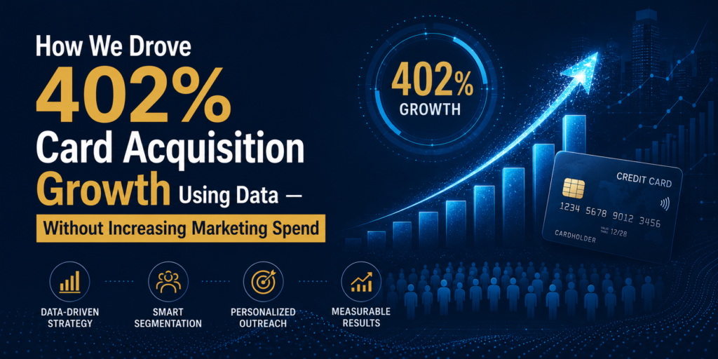 data architecture for card acquisition growth in banking